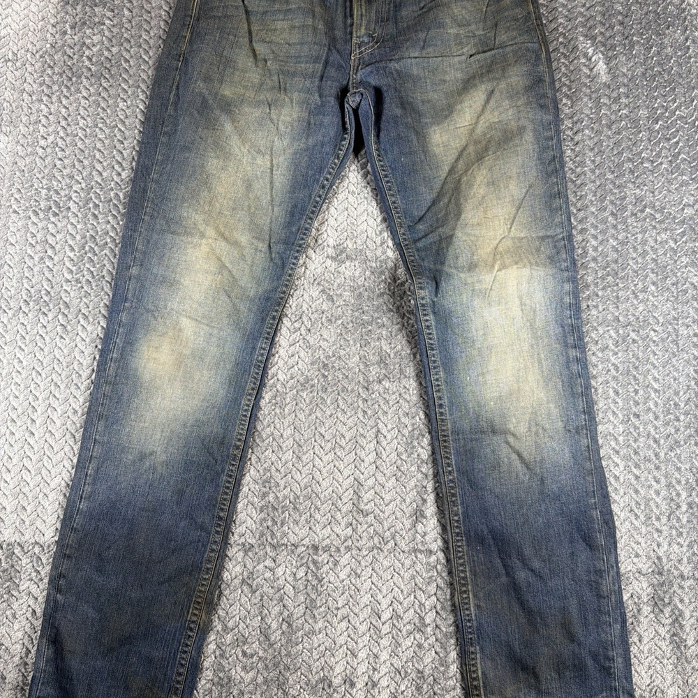 Levis Premium 511 Jeans Mens 31x32 Blue Slim Fit Stretch Denim Pants Dark Wash